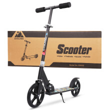 Folding Kids Teens Push Scooter Portable Adjustable Height Kick Stunt Big Wheel