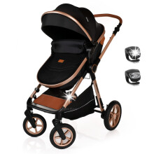 Newborn Baby Pram Pushchair Buggy Stroller 3in1 Travel System Car Seat Included