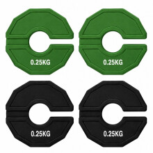 4 Stück Mikro-Hantelscheiben für Krafttraining, 0,25 Kg