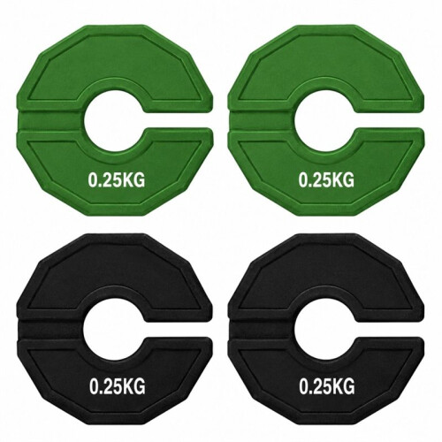 Lot de 4 Disques de Musculation de Micro-Type, Poids Fractionné de 0,25 Kg