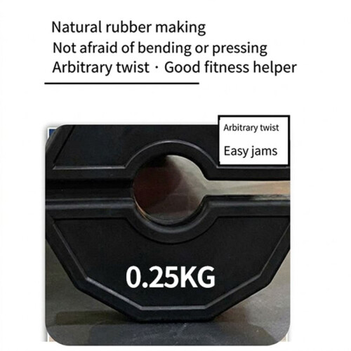 Lot de 4 Disques de Musculation de Micro-Type, Poids Fractionné de 0,25 Kg 1