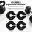 Lot de 4 Disques de Musculation Micro-Type, Poids Fractionné de 0,25 Kg, Noirs 6