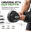 4 Stuks Micro-Type Halterschijven voor Krachttraining, 0,25 Kg, Zwart 4