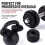 Lot de 4 Disques de Musculation Micro-Type, Poids Fractionné de 0,25 Kg, Noirs 7