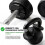 4 Stuks Micro-Type Halterschijven voor Krachttraining, 0,25 Kg, Zwart 5
