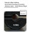 Lot de 4 Disques de Musculation Fractionnés de Micro-Type, 0,5 Kg, Noirs 6