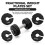 Lot de 4 Disques de Musculation Fractionnés de Micro-Type, 0,5 Kg, Noirs 3