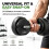 Lot de 4 Disques de Musculation Fractionnés de Micro-Type, 0,5 Kg, Noirs 5