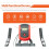 Indoor Exercise Bike Cycling Machine with LCD Display Heart Rate Sensor RYDR 5
