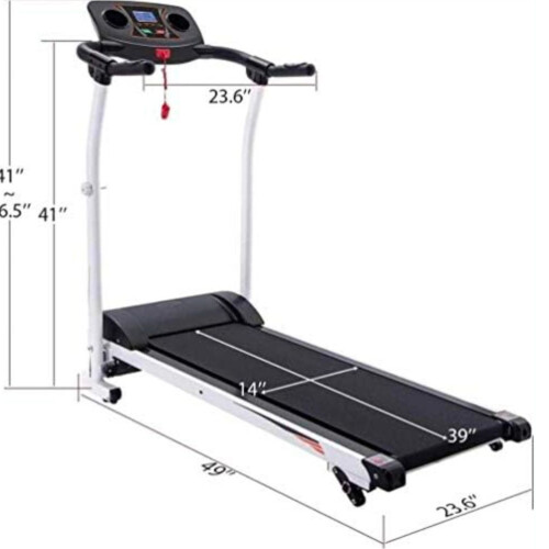 Electric Treadmill 2.0hp Motorised Folding Slim Line Running machine RYDR 1