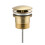 NES Home Universal Free Flow Basin Waste Brushed Brass 1