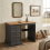 Mercers Furniture Corona Charcoal Grey Dressing Table 5