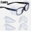 2 Pairs Universal Durable Clear Side Shields Protection For Eyeglasses Glasses 1