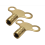 Solid Brass Radiator Key Universal Bleed Key 5