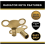 Solid Brass Radiator Key Universal Bleed Key 6