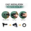 Pack of 3 Black Plastic Water Butt Taps 8