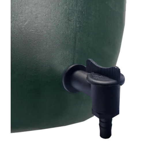 Pack of 3 Black Plastic Water Butt Taps 1