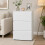 Spot On Dealz 3 Drawer High Gloss Chest Nightstand Bedside Cabinet Storage Unit White 4
