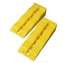 Caravan Levelling Ramps 3 Step 5 Ton Pair (Yellow Motorhome Level Blocks)