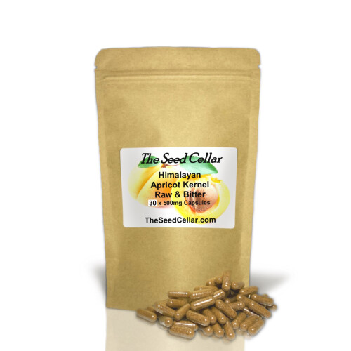 Apricot Kernel Capsules 500mg (50mg B17) x 30