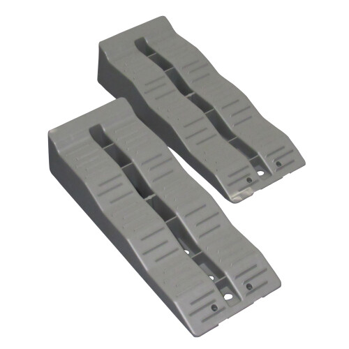Caravan Levelling Ramps 3 Step 5 Ton Pair (Grey Motorhome Level Blocks)
