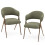 (Green) Smartue 48cm H Fabric Upholstered Upholstered Back Armchair 1