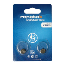 Renata CR1025, 1025, 3V Lithium Knopfzellen - 2er Blister