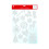 Giftmaker Flock Window Xmas Stickers White (Pack of 24) 1