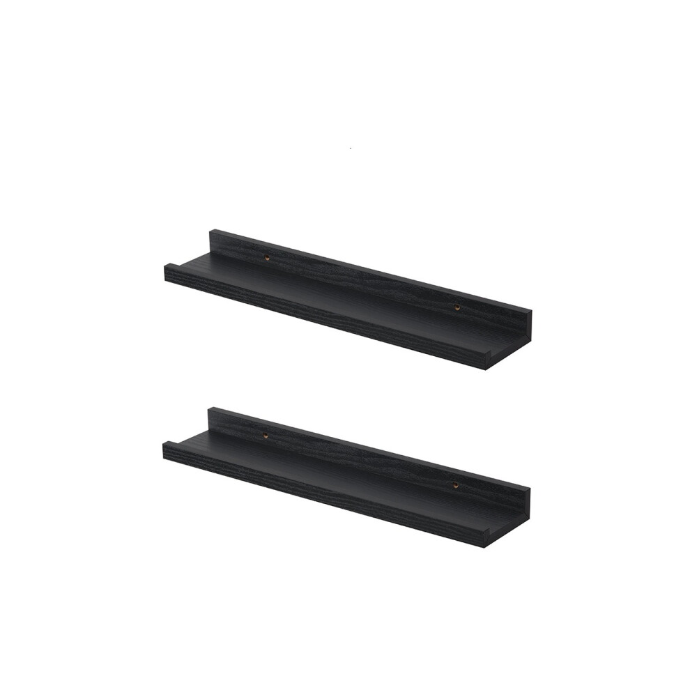 Spot On Dealz Set Of 2 Shelf 48Cm Wide Wall Mounted Floating Shelves G-0408