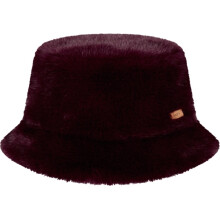(One Size, Aubergine) Barts Womens Bretia Faux-Fur Bucket Hat