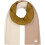 (One Size, Brown) Barts Ishbel Colour Block Scarf 1