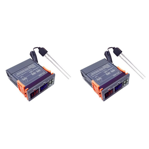 2X STC-3029 Moisture Controller Soil Moisture Sensor Module Soil Moisture Tester for Gardening Plants Farming AC110-220V