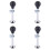 4x Trumpet Horn for Motorcycles/Bikes 1