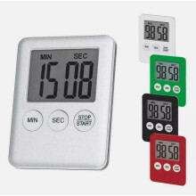 Magnetic LCD Digital Kitchen Timer Count-Down Up Clock Cooking Alarm Random Colr