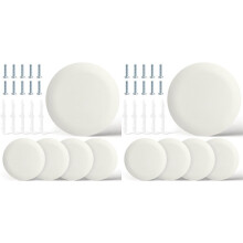 10x CP3540 Ceiling Cover Plate, Round Electrical Box Cover,Ceiling Box Cover Plate (Fits 3-1/2 Inch and 5 Inch)