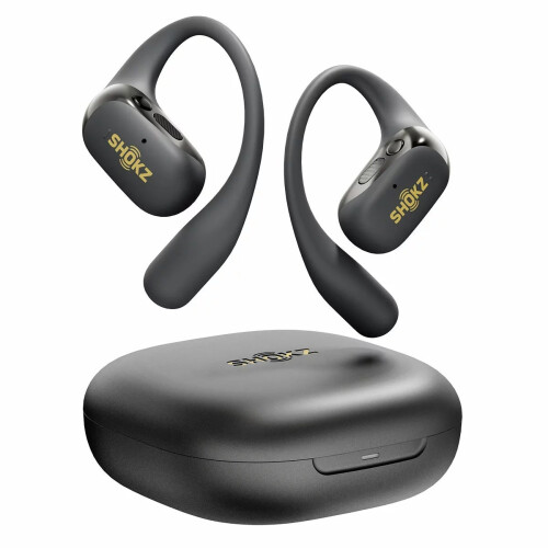 Shokz Shokz OpenFit 2 Open-Ear Wireless Bluetooth Headphones Black 1