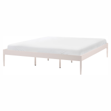 Bed Metal VAURS 180 x 200 cm (EU Super King) Light Beige