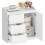 Sideboard, Storage Cupboard Cabinet Unit with Doors and Drawers 5