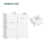 Sideboard, Storage Cupboard Cabinet Unit with Doors and Drawers 13