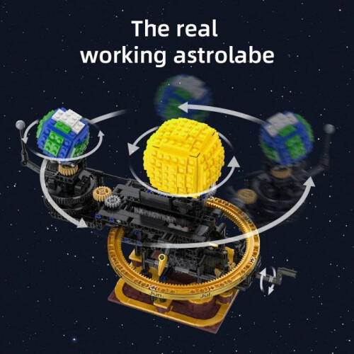 Scientific Model - CADA Master - Mini Solar System - 651 pieces - Functional Mechanism 2