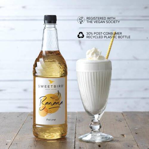 Sweetbird Banana Syrup | 1 Litre | 2
