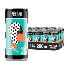 The Artisan Drinks Company Bubbly Soda Water - 200mlx24 Soda Water