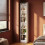 Bookcase 7 Tier Narrow Tall Bookshelf with Adjustable Shelf White 1
