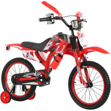 BOYS GIRLS CHILDRENS KIDS MOTO BIKE BICYCLE STABILISER 12 INCH RED