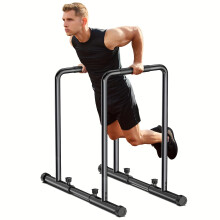 Adjustable Dip Station Heavy Duty Fitness Parallel Bar Home Gym Workout Strength Training Equipment