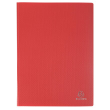 Exacompta Display Book Opak A4 80 Pockets red