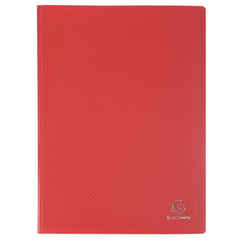Exacompta Display Book Opak A4 80 Pockets red