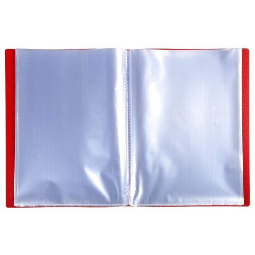 Exacompta Display Book Opak A4 80 Pockets red 2