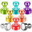 Colorful Strong Fridge Magnets, 8 Pack Magnetic Push Pins for Refrigerator 1