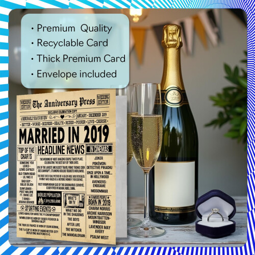 7th Anniversary Card for Women and Men 2